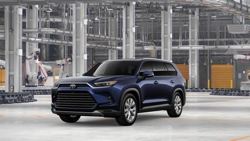 Blue 2026 Toyota Grand Highlander Hybrid Limited