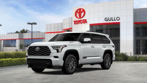 White 2026 Toyota Sequoia Platinum