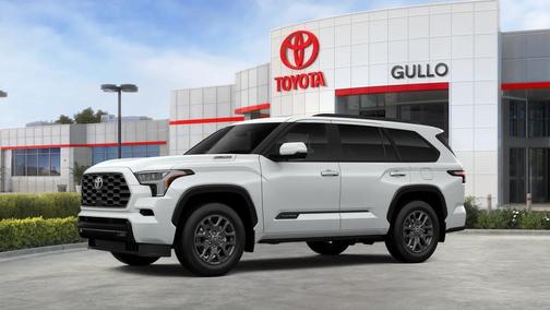 White 2026 Toyota Sequoia Platinum