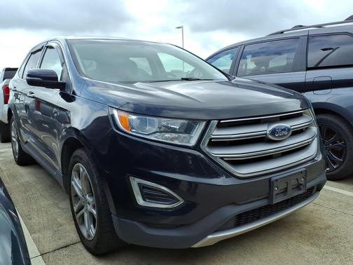 Shadow Black 2017 Ford Edge Titanium