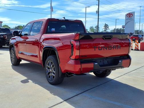 Red 2026 Toyota Tundra Platinum