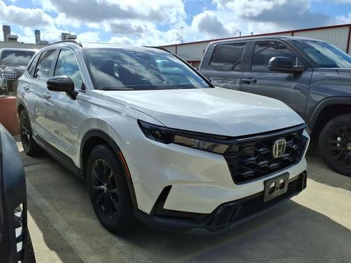 Platinum White Pearl 2024 Honda CR-V Hybrid Sport FWD