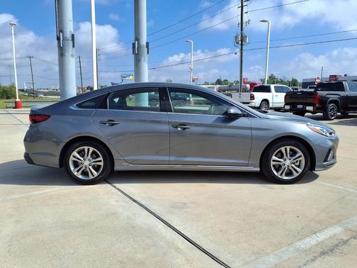 Machine Gray 2018 Hyundai SONATA Sport+