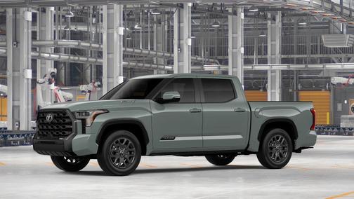 Gray 2026 Toyota Tundra Hybrid Platinum