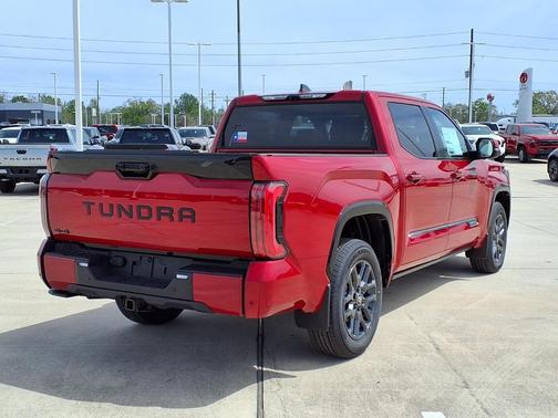 Red 2026 Toyota Tundra Platinum