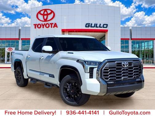 White 2026 Toyota Tundra Hybrid Platinum