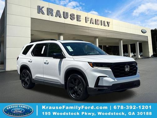 Platinum White Pearl 2025 Honda Pilot BLACK EDITION