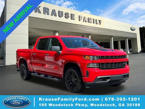 Red 2021 Chevrolet Silverado 1500 CUSTOM