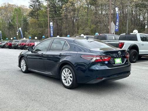 Blue 2021 Toyota Camry LE