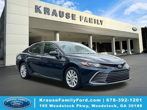 Blue 2021 Toyota Camry LE