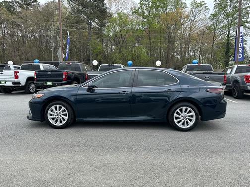 Blue 2021 Toyota Camry LE
