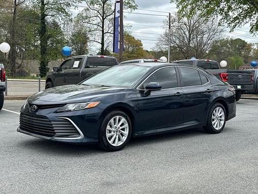 Blue 2021 Toyota Camry LE