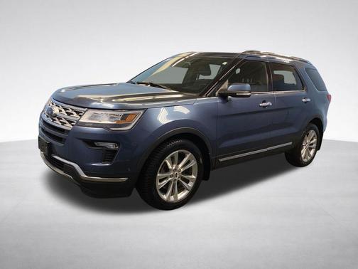 Blue Metallic 2018 Ford Explorer Limited