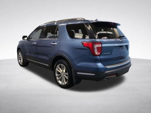 Blue Metallic 2018 Ford Explorer Limited