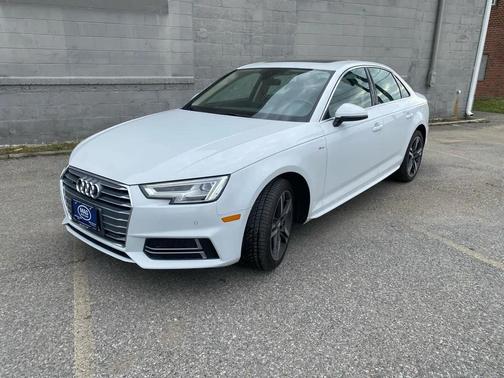 White 2018 Audi A4 2.0T Premium Plus