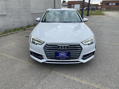 White 2018 Audi A4 2.0T Premium Plus
