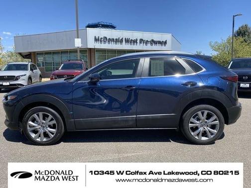 Deep Crystal Blue Mica 2022 Mazda CX-30 2.5 S Select Package