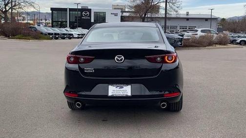 Jet Black Mica 2026 Mazda Mazda3 FWD w/Preferred Package