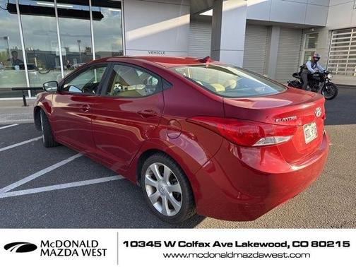 Red Allure 2012 Hyundai ELANTRA Limited