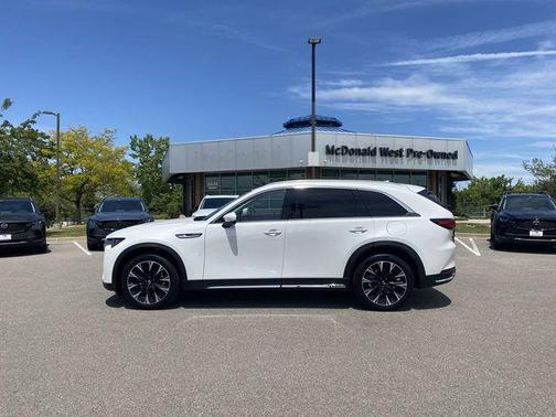 Rhodium White Metallic 2024 Mazda CX-90 PHEV Premium