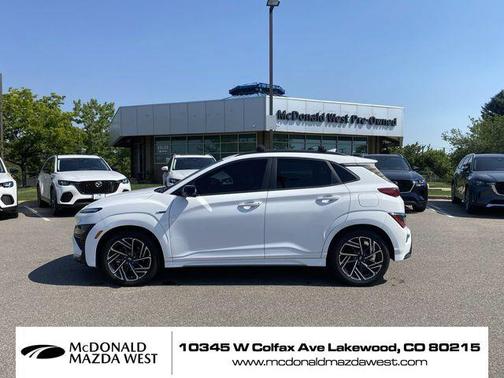 Lunar White 2022 Hyundai KONA N Line