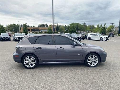 Galaxy Gray Mica 2008 Mazda Mazda3 s Grand Touring