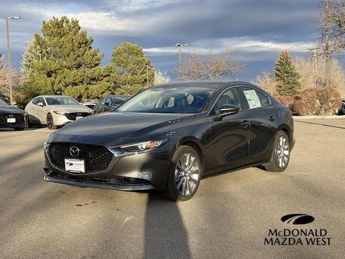 Machine Gray Metallic 2026 Mazda Mazda3 FWD w/Preferred Package