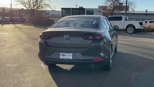 Machine Gray Metallic 2026 Mazda Mazda3 FWD w/Preferred Package