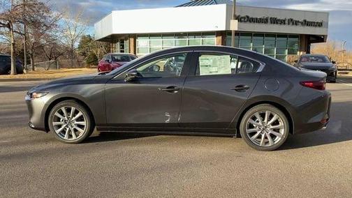 Machine Gray Metallic 2026 Mazda Mazda3 FWD w/Preferred Package