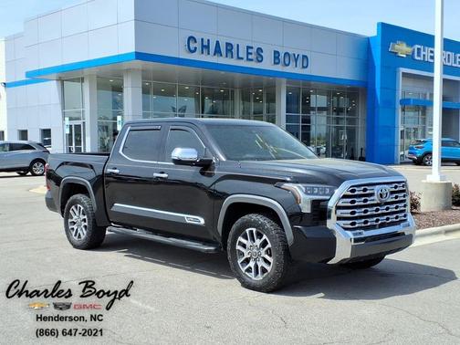 Midnight Black Metallic 2023 Toyota Tundra 1794 Edition