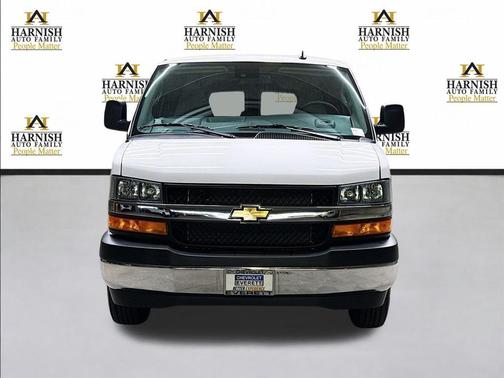 Summit White 2025 Chevrolet Express 3500 RWD 3500 Extended Wheelbase LT
