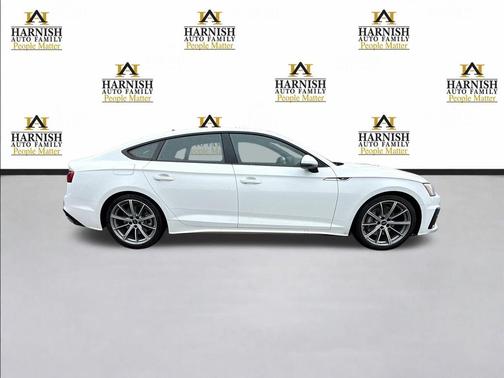 White 2025 Audi A5 Sportback 45 S Line Premium