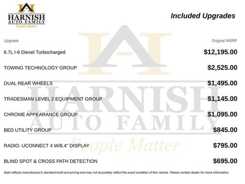 2021 RAM 3500 Tradesman Crew Cab 4x4 8' Box