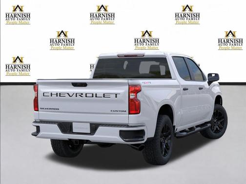 Summit White 2026 Chevrolet Silverado 1500 Custom