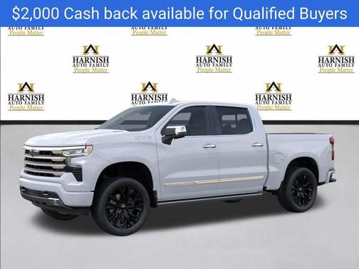 Polar White Tricoat 2026 Chevrolet Silverado 1500 High Country