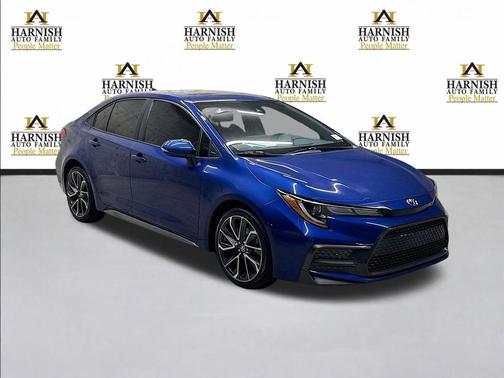 Blue Crush Metallic 2021 Toyota Corolla XSE
