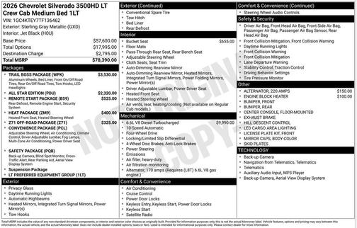 2026 Chevrolet Silverado 3500 LT