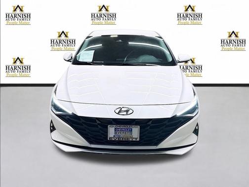 Quartz White 2021 Hyundai ELANTRA SEL