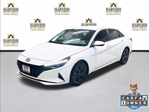 Quartz White 2021 Hyundai ELANTRA SEL