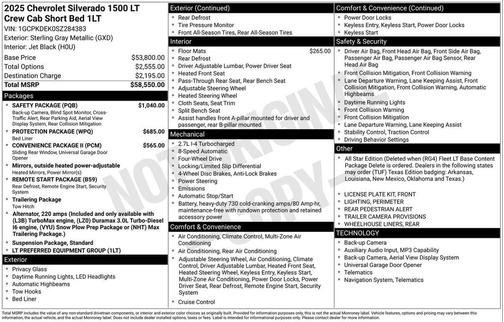 2025 Chevrolet Silverado 1500 LT