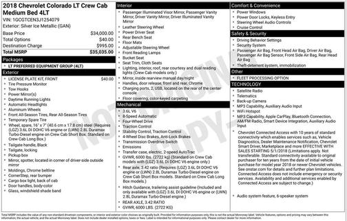 Silver Ice Metallic 2018 Chevrolet Colorado LT