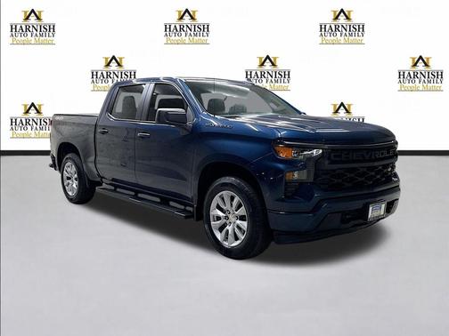 Northsky Blue Metallic 2023 Chevrolet Silverado 1500 Custom