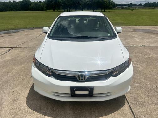 White 2012 Honda Civic Natural Gas