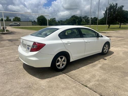 White 2012 Honda Civic Natural Gas