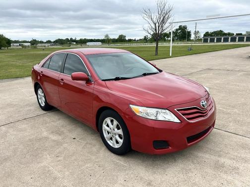Red 2011 Toyota Camry LE