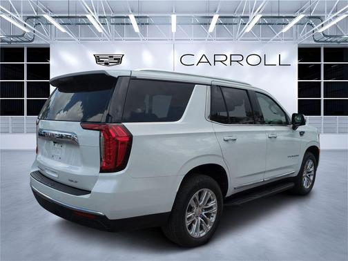 White Frost Tri-Coat 2021 GMC Yukon SLT