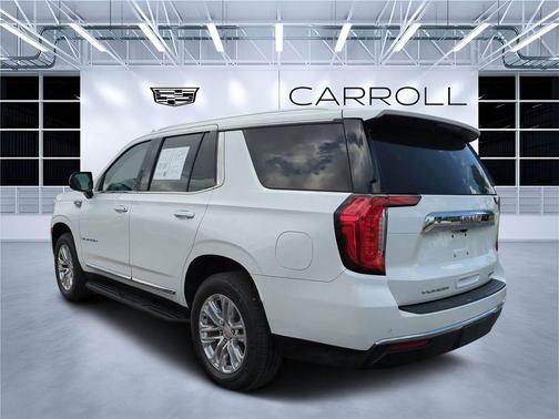 White Frost Tri-Coat 2021 GMC Yukon SLT