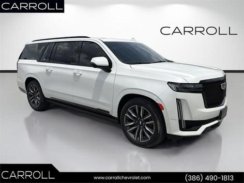 Crystal White Tri-Coat 2024 Cadillac Escalade ESV Sport Platinum