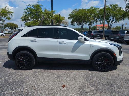 Crystal White Tri-Coat 2023 Cadillac XT4 Sport
