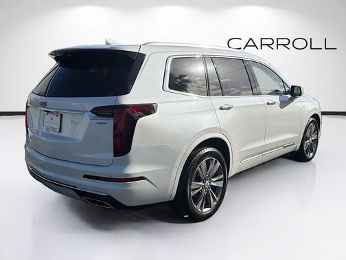 Crystal White Tri-Coat 2024 Cadillac XT6 Premium Luxury AWD